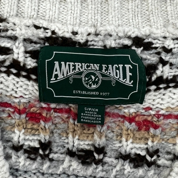 AMERICAN  EAGLE KNIT SWEATER | SMALL #FML130038 - Picture 5 of 7